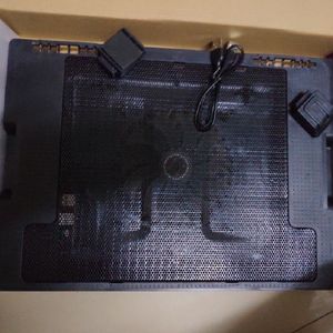 Laptop Cooling Pad 9-17 Inch Air Cooled Plastic Base With Adjustable Height And <b>Fan</b> Support For Notebook <b>Computer</b> - Product Image 1