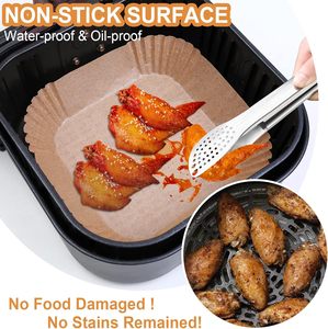 Insertos de Papel para Hornear Desechables para Freidoras de Aire, Hornos de <span class=keywords><strong>Microondas</strong></span> y Vaporeras - Product Image 3