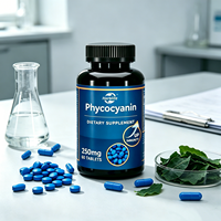 Vente en gros d'usine OEM : Poudre de Phycocyanine Pure Naturelle E6/E18/E25/E40, Comprimés et Capsules de Phycocyanine de Spiruline Bleue pour le Système Immunitaire 250mg