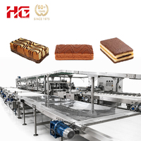 Ligne de production de rouleaux en acier inoxydable HG 500 kg/h, four à sole automatique, stérilisateur alimentaire, laminoir à pâte, mélangeur de farine