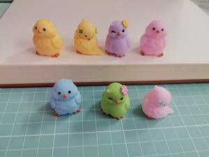 Set di 100 Ornamenti Miniatura di Uccelli in Resina, Decorazioni Carine per Giardino, Prato, Scrivania, Tavolo, Casa, Ufficio, Micro Scene - Product Image 2