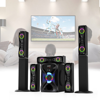 Sistem Speaker Multimedia Home Theater 5.1 Ch dengan Subwoofer dan Speaker Surround Sound, Sistem Home Theatre Karaoke