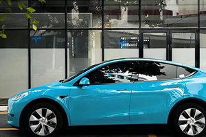 Vinilo Autoadhesivo con Efecto de Cambio de Color, Color Azul Miami, PET de Alto Brillo, Autoregenerable, Antiarañazos, para Envoltura de Automóviles - Product Image 5