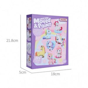 Peinture sur plâtre pour enfants, création artisanale, bricolage, diorama, aimant de réfrigérateur, poupée à colorier, jouets - Product Image 2