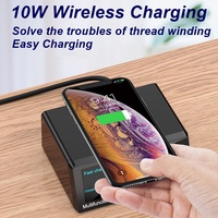 EONLINE – chargeur de téléphone 100W Multi USB Type C adaptateur pour téléphone Samsung chargeurs rapides sans fil LED chargeur USB C Multiple