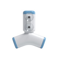 Jet de bain pour baignoire, machine à bulles pour spa à domicile avec moteur sans balais, jet de bain portable, 3 niveaux de vitesse, charge rapide