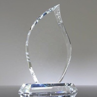 Vente en gros de Plaques de récompense en cristal acrylique transparent personnalisées, prix acrylique 3d vierge