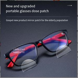 Ab abd stok için Bifocales Con silikon Lens silikon basın okuma lensler üzerinde sopa Bifocals gözlük - Product Image 3