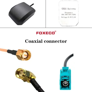 FOXECO su geçirmez araç araba aktif anten 4G LTE anten manyetik dağı GNSS SMA GSM GPS anten