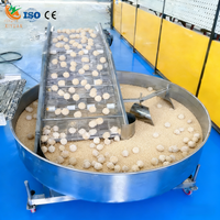 Machine à recouvrir les nouilles automatique à disque rotatif de qualité alimentaire XIYUAN, en acier inoxydable 304, capacité de 15-20 kg/h, conception facile à nettoyer