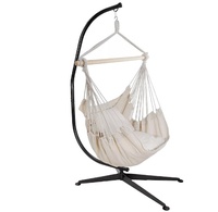 Support de hamac en acier robuste extérieur intérieur support de chaise balançoire en forme de C