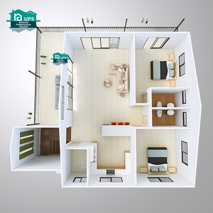 Maisons modulaires haut de gamme résistantes aux séismes à 2 étages pour projets immobiliers, villas préfabriquées de haute qualité, magasin/bureau moderne - Product Image 6
