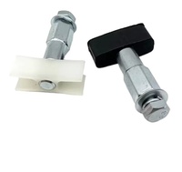 Glissière de porte d'ascenseur OEM WR-Door Slider-9 en métal et plastique FR PC, pièce de rechange pour hôtels et hôpitaux avec garantie d'un an