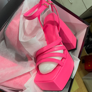 Designer Style Square Toe Pumps Ankle Strap Chunky <b>Block</b> Platform Heels for Ladies - Product Image 4