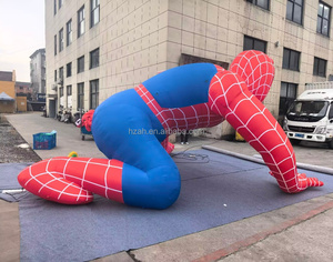 Pallone Gonfiabile Gigante <span class=keywords><strong>di</strong></span> Spiderman in Materiale Oxford con Facile Montaggio e Design Resistente per Decorazioni Esterne - Product Image 5
