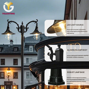 <span class=keywords><strong>Lampadaire</strong></span> LED robuste de style antique pour jardin, étanche IP65, en aluminium, pour éclairage urbain et <span class=keywords><strong>public</strong></span> - Product Image 5