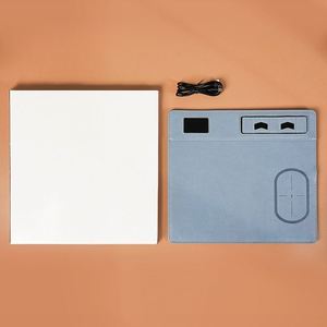 Trending Portable Mouse Pad Wireless Charger Phone Holder 3 in 1 Desk Organizer Fast Charging for Mobile Phone - Product Image 3