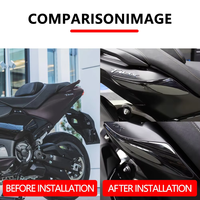 Pour YAMAHA TMAX 560 2023-2025 Bandes de protection latérales anti-rayures, protections anti-collision, moulures, autocollants décoratifs pour carrosserie de moto