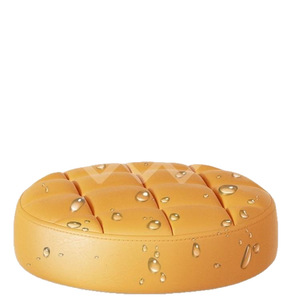 Tufted <b>Round</b> <b>Stool</b> With Casters For Home Childrens Use 30cm Diameter Multicolor Options - Product Image 5