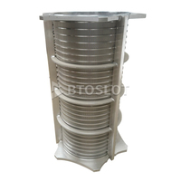 Filtro de Tambor de Alambre en Cuña Personalizado, Cilindros de Filtro de Alambre en Cuña SS316 para Filtración Rotativa Industrial Química