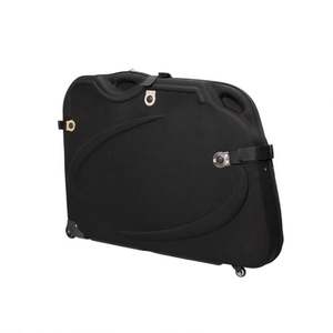 Sac de cadre de vélo de voyage personnalisé avec roulettes, boîte noire en EVA rigide pour vélo de route - Product Image 3