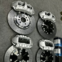 Kit de frein avant à six pistons avec étrier de frein et disque en céramique carbone compatible avec Infiniti Q50/G37 NV200 J32 Volkswagen Golf GTI CC