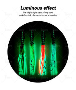 60g 100g 150g 200g cabeza de Metal pulpo calamar falda señuelo lento Jigging curricán cebo señuelo agua salada mar profundo pulpo pesca plantilla - Product Image 6