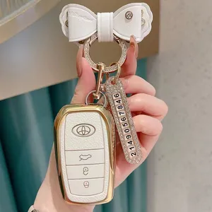 Ücretsiz örnek anahtar kapak Toyota için RAIZE silika jel kapakları için araba anahtarları Daihatsu Rocky anahtarlık uzaktan kumanda muhafazası için keyc