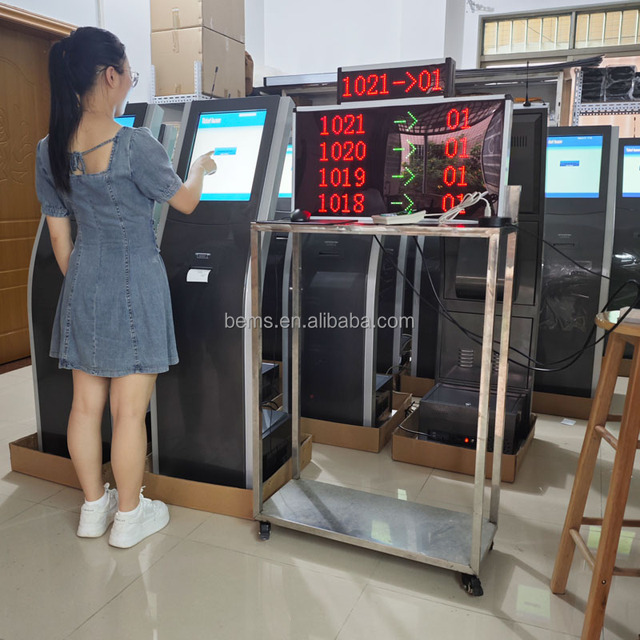15inch/17inch/18.5"/19/21.5"/32"self Service Queue Management System Kiosk for Hospital/bank Touch Screen Digital Signage Totem
