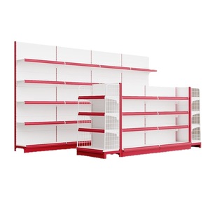 Étagères de supermarché gondoles colorées sur mesure, présentoirs simple ou double face, présentoirs pour pharmacies et magasins de proximité - Product Image 6