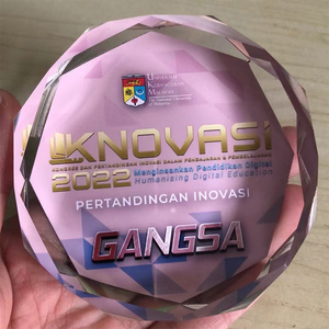 Prensapapeles de Cristal K9 en Blanco al por Mayor, Prensapapeles de Cristal con Logotipo 3D Grabado Personalizado para Decoración de Escritorio de Oficina - Product Image 6