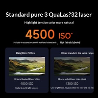 Projecteur laser 4K Dangbei X7 Ultra US DLP pour cinéma maison, haute luminosité 3800 CVIA Lumens, Android 14, mise au point automatique, correction trapézoïdale