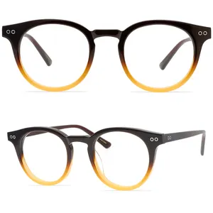 Koreanische Mode brille Prominente tragen die gleiche Brille Runde Vintage-Rahmen Optische Rahmen Brillen MAILAND