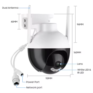 Niko 8MP Ngoài Trời An Ninh Máy Ảnh P2P Hai Cách Âm Thanh Với Tầm Nhìn Ban Đêm 360 Độ Không Dây Máy Ảnh Ip65 Không Thấm Nước - Product Image 3