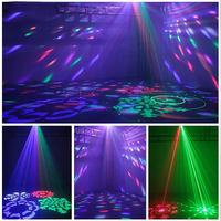 Lumières stroboscopiques laser LED haute puissance 20W, effet de scène, lumière rouge, blanche et verte, mode de contrôle DMX512 pour KTV et discothèque