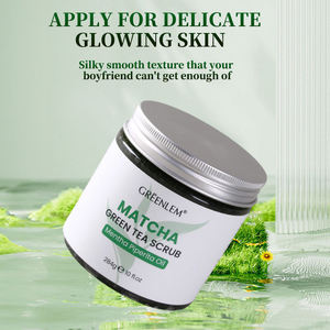 Exfoliante Facial y Corporal Refrescante y Exfoliante de Té Verde Matcha con Menta, con Aceite de Menta para una Piel Suave - Product Image 4