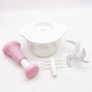 Large Bowl Effortless <b>Vegetable</b> <b>Chopper</b> Meat Mincer Fruits and Herbs <b>Chopper</b> Garlic Onion Hand Press Manual Food <b>Chopper</b> - Product Image 5