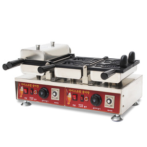 เครื่องทำเค้กรูปปลาสองด้าน 220V ผลิตจากโรงงานโดยตรง ให้ผลผลิตสูง เคลือบสารกันติด ควบคุมอุณหภูมิได้ง่าย ใช้งานสะดวก เหมาะสำหรับร้านขนมหวาน - Product Image 3