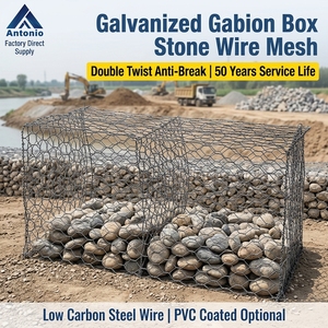 Prix bas, prix d'usine, boîte en <span class=keywords><strong>gabion</strong></span> soudé pour la protection des berges des rivières - Product Image 1