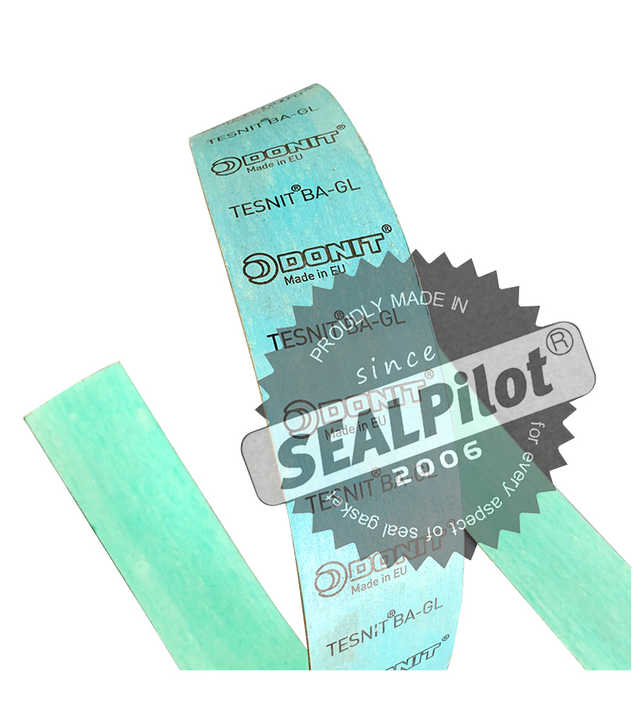 Donit tesnit compressed fiber gasket plate BA-GL, heat resistance