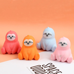 Jouet anti-stress Beejay pour enfants et adultes, adorable <span class=keywords><strong>animal</strong></span> réaliste, adorable paresseux, jouets à presser en TPR - Product Image 4
