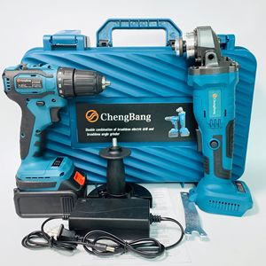 Set of 2pcs Power Tools 20V Lithium Battery Brushless <b>Angle</b> C01 Cordless Drill <b>Screwdriver</b> Combination Tool Set - Product Image 5