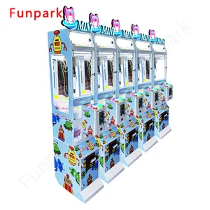 Funpark diskon besar mainan boneka butik Mini kustom mesin permainan dioperasikan koin