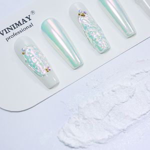 Vinimay <strong>Nail</strong> Art Magic Mirror <strong>Powder</strong> Chameleon Mirror Effect Nontoxic Organic Colored <strong>Nail</strong> <strong>Powder</strong> <strong>Chrome</strong> Mirror Moonlight <strong>Powder</strong> - Product Image 2