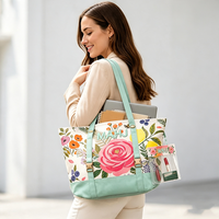 Sac de transport pliable de haute qualité et écologique pour Mahjong américain, en toile, avec plusieurs poches, idéal pour les jeux de Mahjong et les voyages