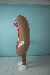 <span class=keywords><strong>Costume</strong></span> de mascotte de <span class=keywords><strong>saucisse</strong></span> et de hot-dog pour adultes, pour la publicité - Product Image 4