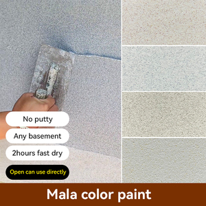 Pittura per esterni a base acrilica per pareti di casa <span class=keywords><strong>con</strong></span> effetto marmo, rivestimento in resina epossidica resistente alle intemperie, effetto finto pietra. - Product Image 6