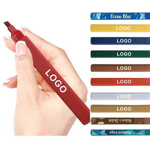 Stylos de papeterie en gros d'usine, marqueurs pastel Morandi, surligneurs à pointe souple et biseautée avec LOGO personnalisé pour articles promotionnels, marqueurs <span class=keywords><strong>Mildliner</strong></span> - Product Image 1