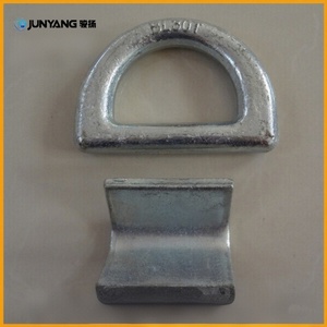 อุปกรณ์ยึดตู้คอนเทนเนอร์ทางทะเลแบบ D-Ring ผลิตจากเหล็กตีขึ้นรูปเชื่อมชุบสังกะสีแบบจุ่มร้อน สำหรับโรงงานและอุตสาหกรรม - Product Image 4