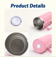 Thermos multifonctionnel en acier inoxydable à double usage chaud/froid, 24 oz, isolation thermique 12-24h, bouteille d'eau portable, durable et élégante
